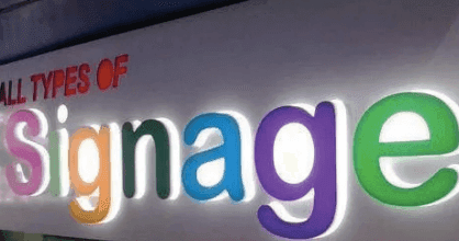 34. Sign Boards & Advertising works